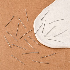 変色しにくい304ステンレススチール製ボールヘッドピン  ステンレス鋼色  30x0.7mm  21ゲージ  ヘッド：2mm&nbsp;STAS-N017-02-30mm