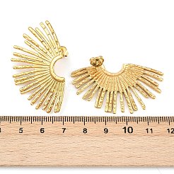 Серьги-гвоздики в форме цветка из нержавеющей стали 304 EJEW-I320-03G