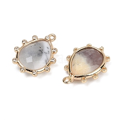 Natürlicher weißer afrikanischer Opal facettiert Anhänger&nbsp;G-K347-06G-02