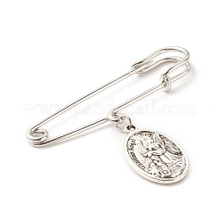 Spilla in lega in stile tibetano con charm&nbsp;JEWB-BR00066