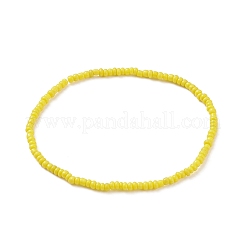 5шт 5 стильных браслета из стеклянных семян и латуни с бусинами стрейч набор для женщин&nbsp;BJEW-JB08978