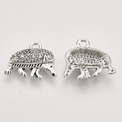 Pendentifs en alliage de style tibétain&nbsp;X-TIBEP-T009-08AS-RS