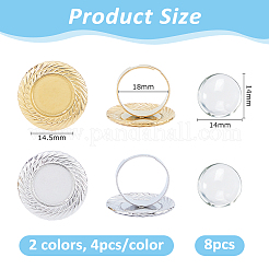 DIY-Sets zur Herstellung ovaler Fingerringe&nbsp;DIY-DC0004-20