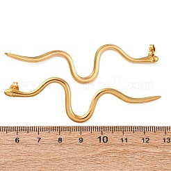 Серьги-гвоздики из нержавеющей стали 304&nbsp;EJEW-Z122-01G