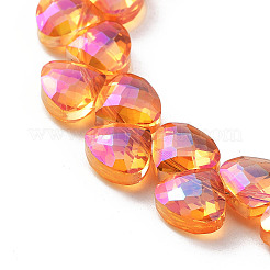 Galvanoplastie des brins de perles de verre triangulaires&nbsp;EGLA-A036-11A-FR03