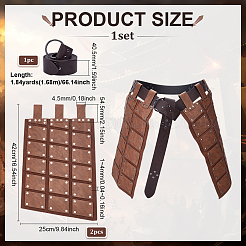 Кожаная броня из искусственной кожи AJEW-WH0348-626