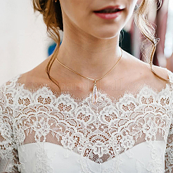 Латунь стекло кулоны KK-BC0008-97