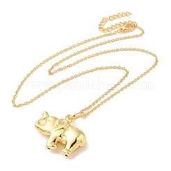 Слон ожерелья шкентеля NJEW-G082-01D-G