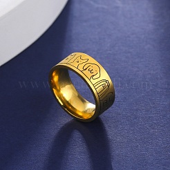 Anillos de acero inoxidable 304 con diseño de perro&nbsp;WGEC5FF-01