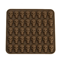 Stampo per fondente con statua in silicone fai da te con teschio di Halloween&nbsp;X1-SIMO-D003-07B