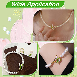 40 шт. 2 стиля подвески из эмалевого сплава тюльпана&nbsp;FIND-PH0021-39