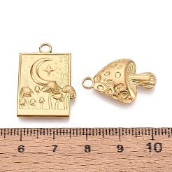 10 Stück Anhänger aus 304 Edelstahl&nbsp;STAS-T075-21G