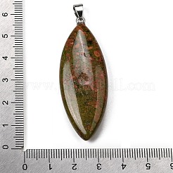 Природные Unakite большие кулоны&nbsp;G-F820-06H