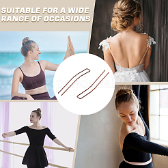 30 шт. заколки для волос из нержавеющей стали 304&nbsp;OHAR-GA0001-12B