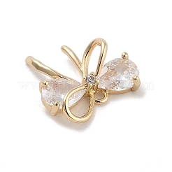 Латунь с подвесками из прозрачного кубического циркония KK-Z061-22G