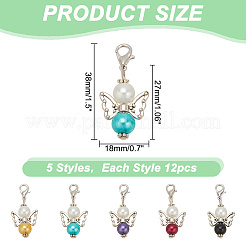 Стеклянные подвески в виде ангела&nbsp;PALLOY-HY00018