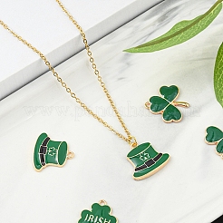 Комплект для изготовления ювелирных изделий с кулоном в виде клевера своими руками&nbsp;DIY-YW0005-05G