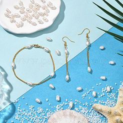 4 нить бусин из натурального культивированного пресноводного жемчуга&nbsp;PEAR-SC0001-43