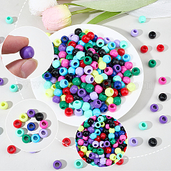 300 pz 10 colori perline acriliche opache&nbsp;SACR-SP0001-53A