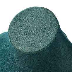 Подставки для ожерелья из бархатного бюста с деревянной основой&nbsp;LS-ODIS-Q041-02A-01