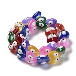 Прозрачные стеклянные бусины GLAA-P057-D08