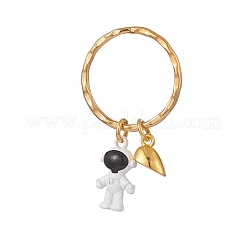 Брелок с подвеской в виде космонавта из окрашенного сплава для выпечки&nbsp;LS-KEYC-JKC00451