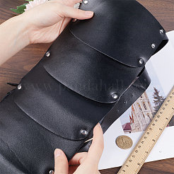 Cuir pu avec gaine de clôture en fer&nbsp;AJEW-GF0008-35