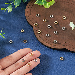 Perline distanziatrici in ottone 20pz 2 colori&nbsp;KK-TA0008-73