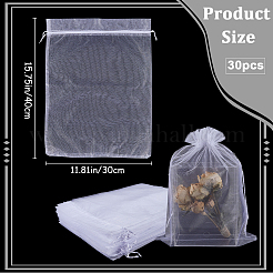 30 шт. большие мешочки из органзы&nbsp;OP-SP0001-03B-01