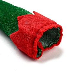 Рождественская одежда фетровая ткань и железный чехол для бутылки вина украшение&nbsp;DJEW-K027-02B