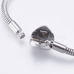 Anlaufgeschützte 304 Edelstahlketten im europäischen Stil zur Herstellung von Armbändern&nbsp;X-STAS-E428-10C-P