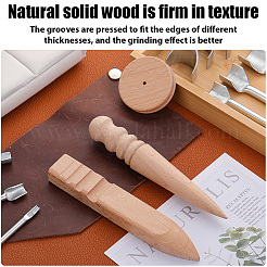 3 комплект полировальных машинок для обработки кромок дерева и кожи TOOL-WH20127-01