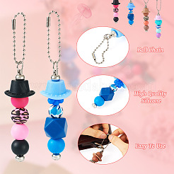 Украшение подвески из силиконовых бусин HJEW-TA00189