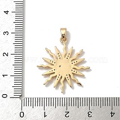 Латунные микропаве прозрачные подвески с фианитом KK-B138-01G-04