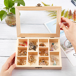 Boîte de rangement en bois&nbsp;CON-WH0081-06