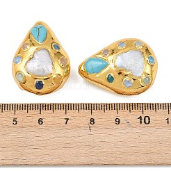 Окрашенная синтетическая бирюза KK-H516-17G