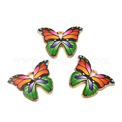 Подвески из эмалевого сплава легкого золота&nbsp;ENAM-M059-05KCG-05