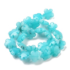 Натуральный цветок амазонитовые бусины пряди G-F769-T01-01