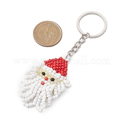 Porte-clés en perles de rocaille en verre&nbsp;KEYC-JKC00955