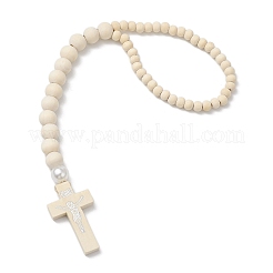 Напечатанный деревянный крест для защиты дверной ручки&nbsp;HJEW-JM02802