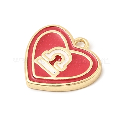 Кулоны с эмалью из латуни&nbsp;KK-H252-03G