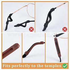 24 пара 3-х цветных нескользящих силиконовых держателей для очков SIL-GF0001-18