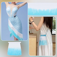 2 м двухцветная полиэстеровая лента с кисточками&nbsp;OCOR-FG0002-37B