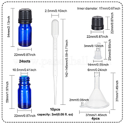 24 Set leere Glasflaschen für ätherische Öle&nbsp;MRMJ-BC0003-37B