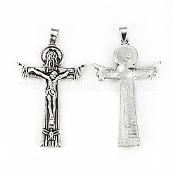 Подвески из сплава в тибетском стиле для религии&nbsp;PALLOY-P184-23AS-RS