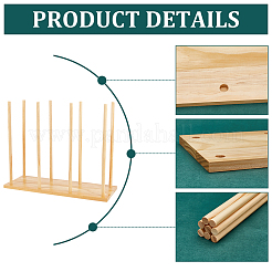 Puppenständer aus Holz&nbsp;ODIS-WH0070-14