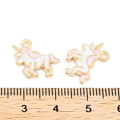 Подвески из эмалевого сплава с покрытием из легкого золота&nbsp;ENAM-M219-08KCG-01