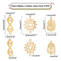 12 шт. 6 соединителя из нержавеющей стали 201&nbsp;STAS-UN0031-12