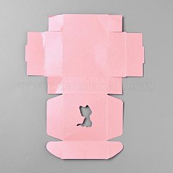 Складные подарочные коробки из крафт-бумаги CON-WH0069-75A