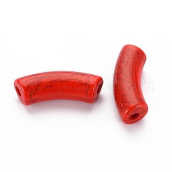 Непрозрачные акриловые бусины с краклеем&nbsp;X1-MACR-S372-001N-009